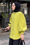Balloon Sleeve Shirt Fat Green 2 - 2