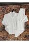 Men's White Muslin Linen Blended Shirt & Muslin White Pant Suit - 4