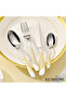 24-Piece Stainless Steel Cutlery Set Gold - 8