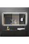 LED Bathroom Mirror with Light Wall Mounted Anti-Fog White Light Waterproof Tempered Glass 60*40cm - 4