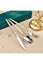 24-Piece Stainless Steel Cutlery Set Gold - 4