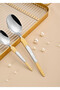 24-Piece Stainless Steel Cutlery Set Gold - 6