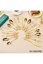 20-Piece Stainless Steel Cutlery Set Gold - 3