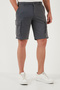Stretch Cotton Regular Fit Normal Waist Cargo Pocket Shorts Men's Shorts 4510S79Milan - 3