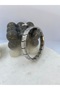 Silver Color Plain Italian Bracelet Plated Steel Tarnish No Rust - 3