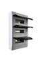 Polycarbonate panel, surface-mounted, 36 modules, 3 rows, IP50, Aledio - 2