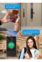 Smart Fingerprint Electronic Door Lock, Fingerprint/Card/Key/Password/Bluetooth - 5