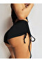    Women's Rope Strap Crop Blouse and Drawstring Double Camisole Short Set on the Sides - 3