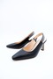 Women's Genuine Leather Heeled Shoes - 4