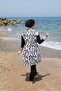 Full-Length Zipper, Adjustable Waist, Hijab-Friendly Swimsuit -131 - 3