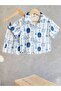 Blue Boy Linen Muslin Shirt-Shorts Set - 2