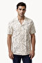 Regular Viscose Blend Collared Neck Shirt