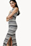 Sleeveless Cotton Blend Mid-Calf Dress - 3