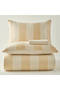 100% Cotton Art Double Duvet Cover Set Beige (200X220 cm) - 5