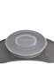 Gray Vacuum Baby and Child Plate and Food Mat Set - 3