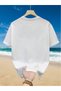Lion Figure Printed Oversize T-Shirt - 2