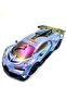 MZtoyz 1/16 RC Drift Car Cool Lights USB Rechargeable Fast RC Car Purple