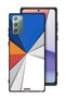 غطاء حماية لهاتف Samsung Galaxy Note 20 مصنوع من مادة مطابقة للفن التجريدي