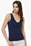 Sleeveless V Neck Regular Cotton Top