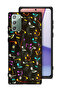 Samsung Galaxy Note 20 Protective Case Cover Music Fabric Pattern