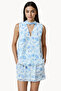 Regular Floral V-Neck Top