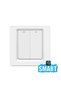 Smart Switch, Wireless 2.4GHz, Push Button with Return, Classic Design, LED Lighting, 2 Ph - 7