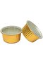 520 ml Golden Aluminium Round Food Containers with Lids – 5 Pcs | Disposable Food-Grade - 8