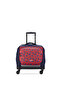 Back To School 2025 4-Wheel Hard Shell Shoulder Bag Trolley Blue (Printed)