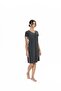 Us Polo Women, V-Neck, Short Sleeve, Midi Nightgown