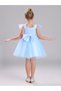 Girls' Eliz Model Tulle Sleeve Dress, Graduation Birthday Dress - 3