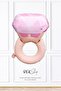 Retro Pink Single Stone Ring Foil Balloon Bachelorette Bride Party Balloon - 2