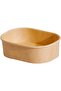 Kraft Mini Rectangular Containers – 150ML (10 Pcs) | Eco-Friendly & Sturdy Food Packagi - 3