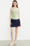 Thick Strap Ribbed Basic Undershirt - Green