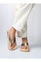 Alope Printed Eva Sole Wedge Heel Women's Flip Flops Beach Slippers Flip Flops (4.0) cm - 3