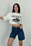 Women's High Waist Straight Fit Shorts Jeans - 5