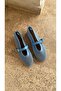 Cody Blue Mesh Belt Detailed Ballerinas - 3