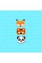 Cute Animals Cardboard Mask Set of 3 Children's Masks