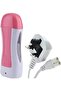 Single Cartridge Wax Heater Machine Waxing Kit Wax Warmer for Body Hair Removal with 100 Pieces Wax - 4