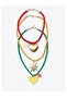قلادة Zra Model Ipli Charm للسيدات متعددة الألوان - 2