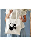 On Off Button Patterned Cloth Bag - 3