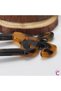 Cute Rabbit Eared Tortoise Shell Acrylic Girls' Hair Bun Clip - Women's Hair Bun Stick - 3