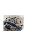 Dark Blue Gray Paper Knitted Summer Shoulder Bag - 2