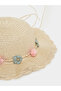 Flower Corsage Straw Hat - 3