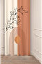 Flower Bohemian Minimalist Beige Cream Patterned Special Design Digital Printed (Single Wing) Modern Background Curtain