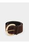 Wide Tangle Buckle Belt