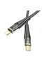 Hoco U121 Gold Standard Transparent Discovery Edition 60W Type-C to iPhone Lightning Fast Charge and D - 5