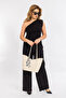 Women's Hand and Shoulder Bag with Stylish Accessory Detail - 4