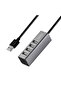 4 منافذ USB 3.0 HUB، كابل بطول 80 سم لنقل البيانات بسرعة