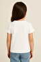 Pure Dots Girl's Ekovero Summer White T-Shirt - 2