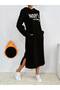 Women's Plus Size Hope Printed Hooded Dress / Tunic